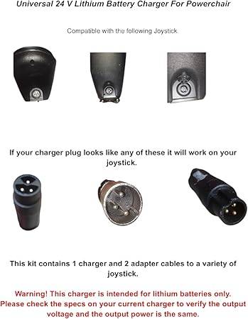 24V 2A Class 2 Lithium Battery Charger for Folding Wheelchair - Image 5